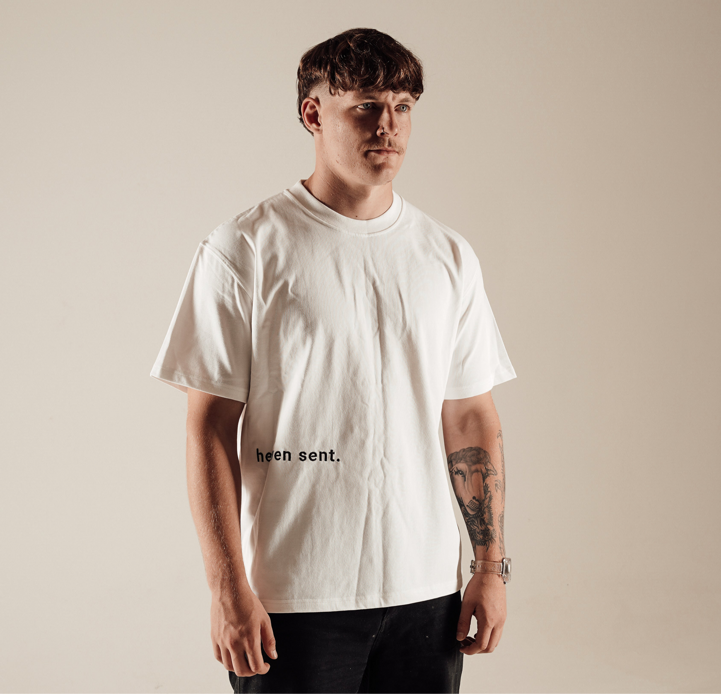 ‘heaven sent.’ tee