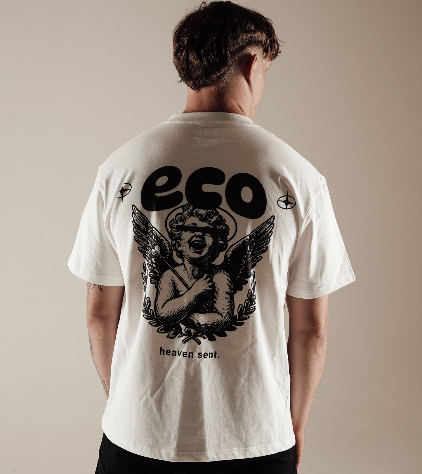 ‘heaven sent.’ tee