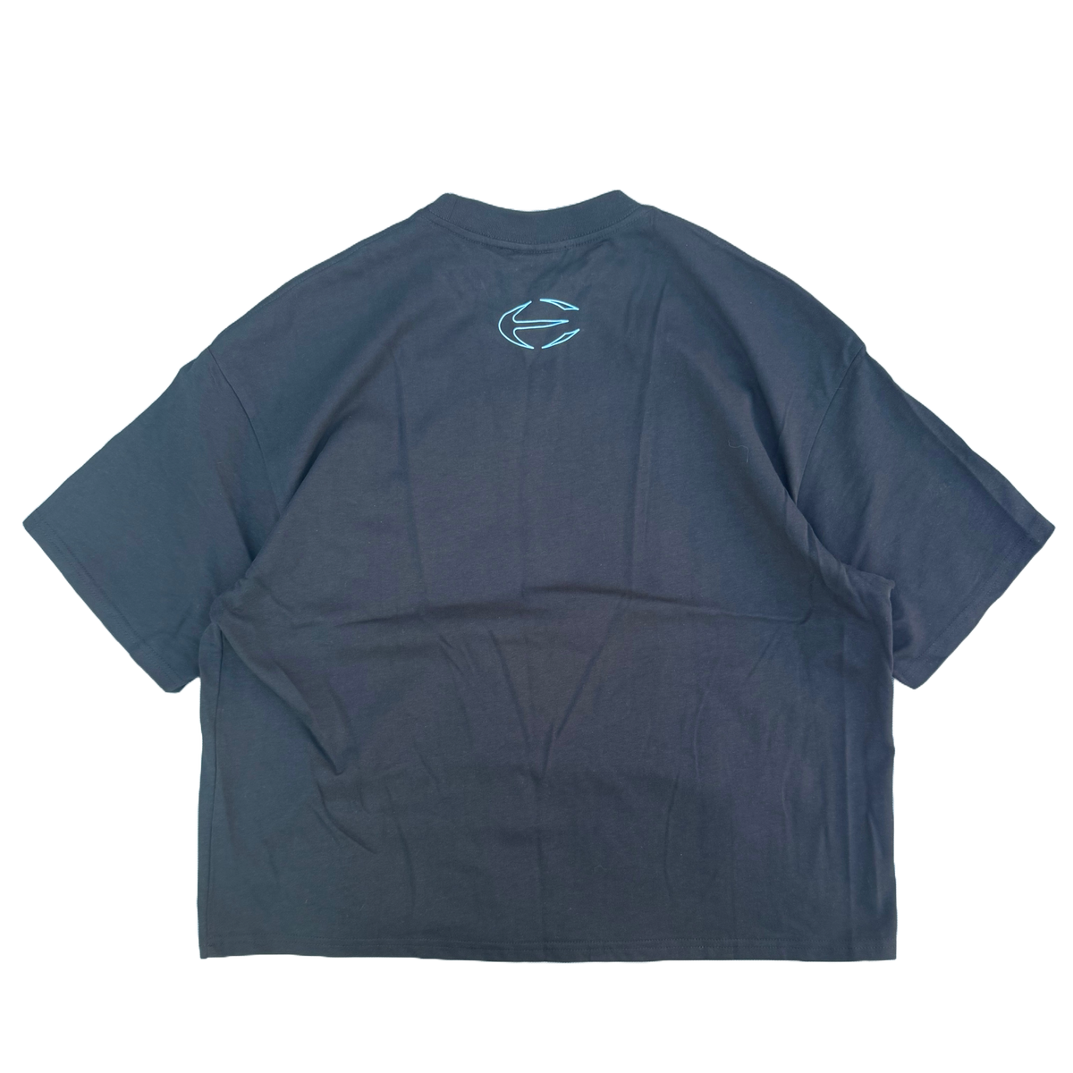 'Blue Plaid' Tee - Black