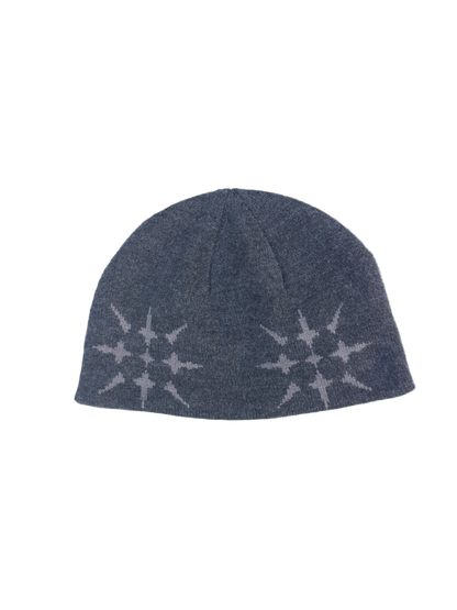 'Greyscale' Reversible Skull Beanie